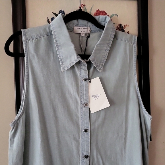 Tiger of Sweden Lightweight Denim Romper - Picture 2 of 13